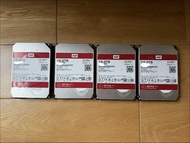 WD Red Pro 10TB NAS Hard Drive x4