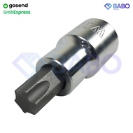 Star Bit Sock Socket T50 WIPRO SHORT 1/2" T50X55MM