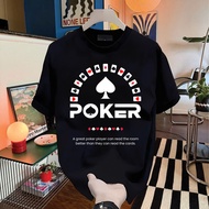 KATUN | Cool Black Unisex Poker T-Shirt | Casino Card Spades Poker T-shirt | Premium Combed Cotton 2