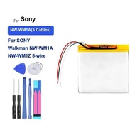 Portable Music Player Battery NW-WM1A 5 Cables 2000mAh For Sony Walkman NW-WM1A NW-WM1Z 5-Wire