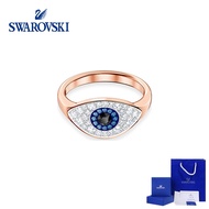 Symbolic Symbolic Demon Eye Pavé Crystal Fashion Exquisite Female Ring Christmas Girlfriend Gift