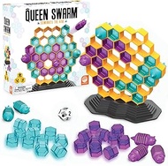MindWare Queen Swarm – Strategic Hive Game for Kids & Families, Dice-Rolling Area Control Board Game