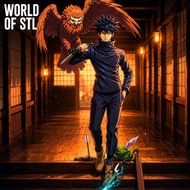 【3D STL】Megumi Fushiguro from Jujutsu Kaisen, High Detail Character Resin Printing, 3d stl file prin