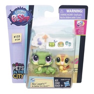 Littlest Pet Shop LPS Alia Lagarto & Dabble Von Quack
