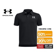 Under Armour Boys' UA Icon Polo - BLACK (001)