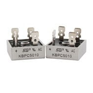 2PCS KBPC5010 Diode Bridge Rectifier KBPC 5010 50A 1000V For Rectifier Power Supply