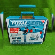 TOTAL สว่านโรตารี่ รุ่น TH308268 800วัตต์ 220V 26มม.( แถมฟรี ดอกสว่านโรตารี่ 3 อัน) 3ระบบ เจาะปูน เจ