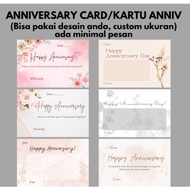 ANNIVERSARY CARD HAPPY ANNIVERSARY/ DAY CARD ANNIV CARD/