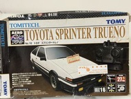 Tomy Tomitech Toyota Sprinter Trueno 遙控車 AE86 頭文字D