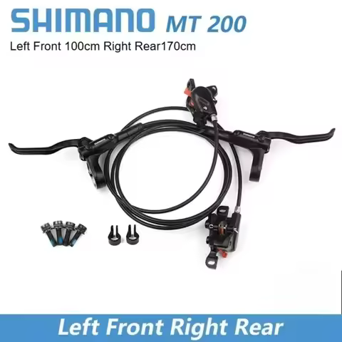 Shimano BR-BL-MT200 Hydraulic Disc Brake - Multiple Length Options 750/800/1350/1450/1500mm for MTB 