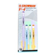 Snowman V4 Black Pens Dozen