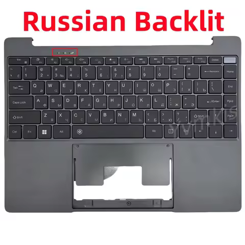 Russian Laptop Palmrest For Chuwi For CoreBook X CWI570 i5-1035G1 i3-1220P i5-12450H With Backlit Ke
