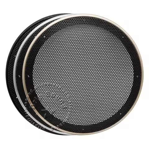 For 10" Inch Speaker Conversion Net Cover High-grade Car Home Audio Decorative Circle Metal Mesh Gri