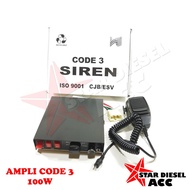 POLICE AMBULANCE SIREN AMPLIFIER 100W PATWAL SIREN ONLY AMP