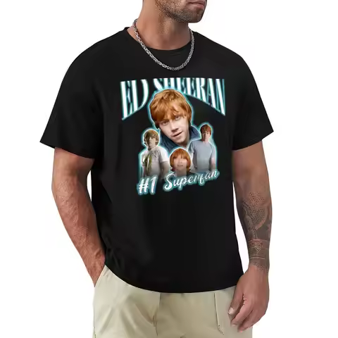 ALL Star I love Ed Sheeran T-Shirt Holiday Simple Tee Shirt