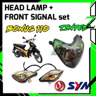 SYM E Bonus 110 / EBonus110 / EBonus110 / Bonus / SR /SRBonus Bonus110 Smoke Signal Lampu Depan Head Lamp Socket Tinted