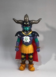 天地雙龍，望遠鏡玩具，老萬代玩具sofubi，昭和老物有歲月痕跡，介意慎拍，高度23厘米左右，一對套出，順豐包郵，二手物