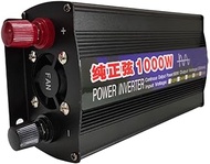 Pure Sine Wave Inverter 12V/24V to AC 220V 50HZ Voltage Converter Portable 1000W DC Car Power Supply Outdoor