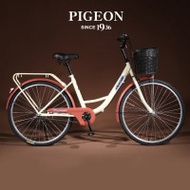 PIGEON 飛鴿牌26寸復古城市慢遊單車 - 米咖色