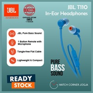 JBL T110 / TUNE 110 In-Ear Earphone Headset ORIGINAL GARANSI RESMI IMS - Biru