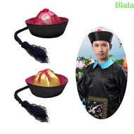 Blala Halloween Party Photo  Eunuch Hat for Chinese Eunuch Cosplay Eunuch Hat Stylish Eunuch Headpie