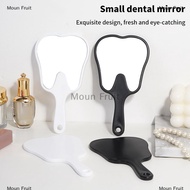Moun Tooth Shaped Mouth Mirror, Unbreakable Plastic Makeup Mirror - Dentist Gift