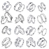 Multi-Style Couple Ring Engagement Ring Adjustable