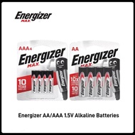 20/40/80pcs Energizer 1.5V AA and AAA Alkaline Battery For Toys Flashlights Mouse Clock