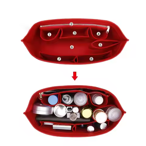 Purse Organizer Insert for Handbags, Felt Bag Organizer for Tote & Purse, Tote Bag Organizer Insert,
