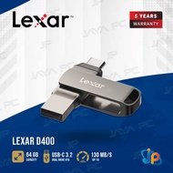 Lexar OTG Jumpdrive D400 64GB Flash Drive - Flash Disk 64 GB USB-C 3.1
