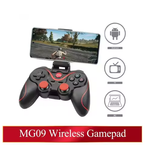 MG09 Wireless Bluetooth Game Controller for PC Mobile Phone TV BOX Computer Tablet Joystick Gamepad 