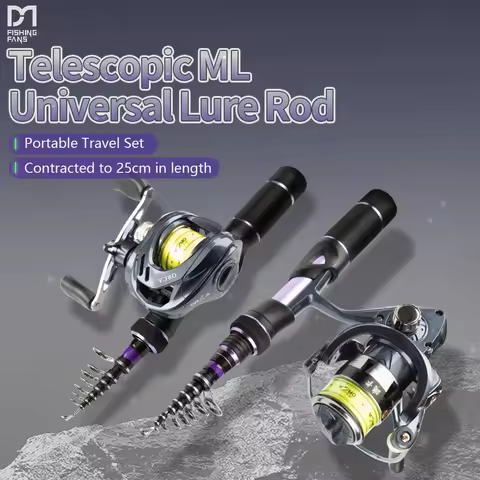 FISHINGFANS TELESCOPIC SUPER SHORT ML MEDIUM LIGHT SEA BOAT HIGH CARBON SPINNING CASTING FISHING ROD