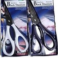 Hokey 5 in 1 Black Titanium Scissors - Japan