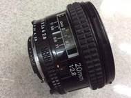 [保固一年][高雄明豐] Nikon AF 20mm F2.8 定焦 廣角 大光圈 便宜賣 [G2003]