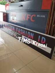 Banner Plang Nama | Neonbox Banner | Banner Murah | Papan Nama Toko