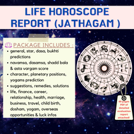 Astrology Birth Chart Report (Jenma Jathagam)(60 PAGES)