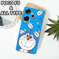 G31 - XIAOMI Case Latest F6 5Gpoco 2024 - Flexible rubber material - DORAEMON MOTIF - XIAOMI silicon