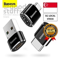 [SG FREE 🚚] Baseus USB 3.1 OTG Adapter Micro USB Type C Adapter OTG Converter Male to Female Charger