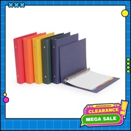 Bantex Exclusive Multiring Binder A5/Binder Hardcover/Carton Binder 20 Rings - 1325