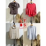 KEMEJA Z4ra F0R3VER21 H8M UN1QL0 3X3CUT1V3 Korean Style Kawai Women's Blouse Shirt LTBS.id