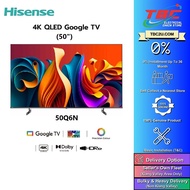 (NEW 2024) HISENSE 50" 55" 65" 75" 85" 4K QLED Google TV 50Q6N / 55Q6N / 65Q6N / 75Q6N / 85Q6N Q6N S