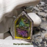 Colorful Leklai Pendant 彩色力泥吊坠 Leklai Amulet 马来西亚力泥 100% Natural Leklai