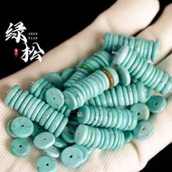 Raw Ore Turquoise Spacer Spacer Beads Loose Beads Bracelet DIY Accessory Beads Spacer Wenwan Jewelry