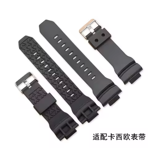 Rubber Watch Strap for Casio G-shock Replace Strap GA-150/200/201/300/310/GLX Series Watch Band 16mm