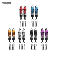 Tooyful 4Pcs RC Car Shock Absorbers Dampers Set 55mm Sturdy Metal Vehicle Parts RC Shocks 1/12 1/16 