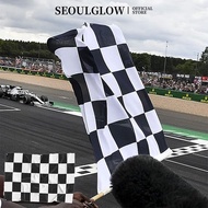 90*150Cm 3*5Ft Black and White Checkered Flag Racing Checkered Flag F1 Naskar Lewis Hamilton Flag SE