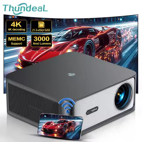 ThundeaL 3000Ansi 4K Full HD Projector TD98Pro 2G 32G Home Theater WiFi Android Portable Samrt TV Ci