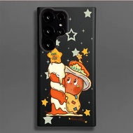 Birthday Cake Candle Twinkle Twinkle Wheat Straw Soft TPU Phone Case for Samsung S25 Ultra S24U S25F