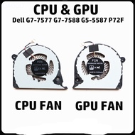 Fan for DELL G7-7577 G7-7588 P72F G5-5587 Laptop CPU & GPU Cooling Fan