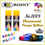 ◠ ➜ ❂ Bosny Spray Paint Flourescent Red, Orange, Green, Yellow, Orange Yellow, Pink, Blue & Purple